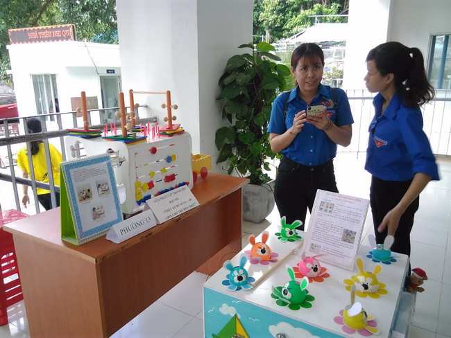 Gian trưng bày sản phẩm ý tưởng sáng tạo của Hội viên thanh niên phường 13, Quận 10, TP.HCM.