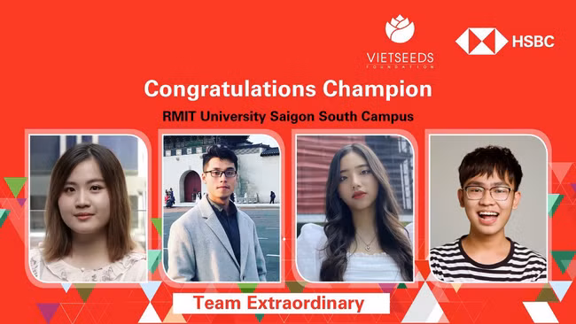 Nhóm sinh viên ĐH RMIT TPHCM sẽ đại diện Việt Nam tham gia cuộc thi tại khu vực Châu Á Thái Bình Dương