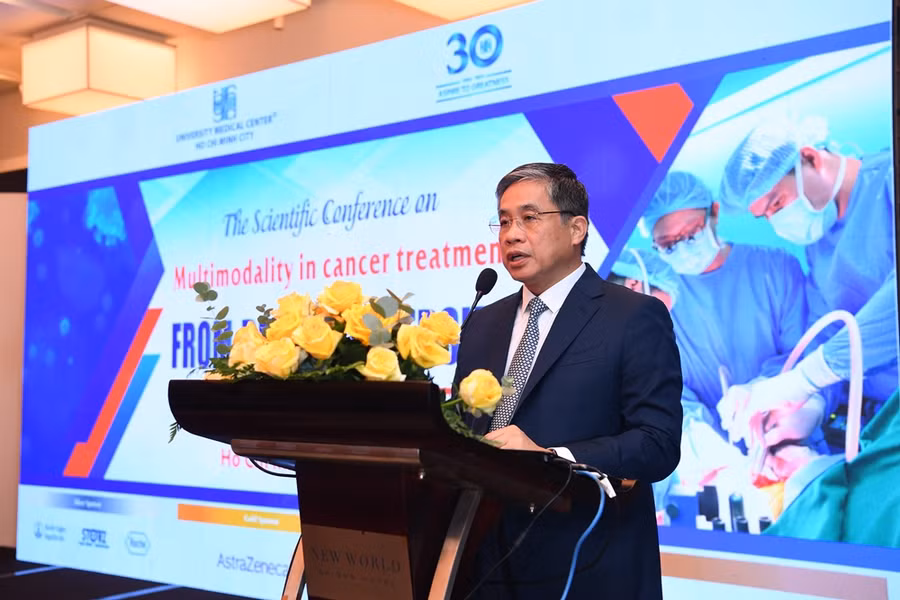 PGS TS BS. Nguyễn Hoàng Bắc – Trưởng ban Tổ chức Hội nghị, Giám đốc Bệnh viện ĐH Y Dược TPHCM. Ảnh: BVCC.