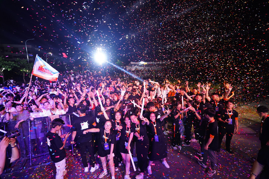 Sự kiện âm nhạc “FUDA Music Show 2023” với chủ đề “GenZ Go Global" (GenZ bước ra thế giới). Ảnh: Hiền Phan. Sự kiện âm nhạc “FUDA Music Show 2023” với chủ đề “GenZ Go Global" (GenZ bước ra thế giới). Ảnh: Hiền Phan.