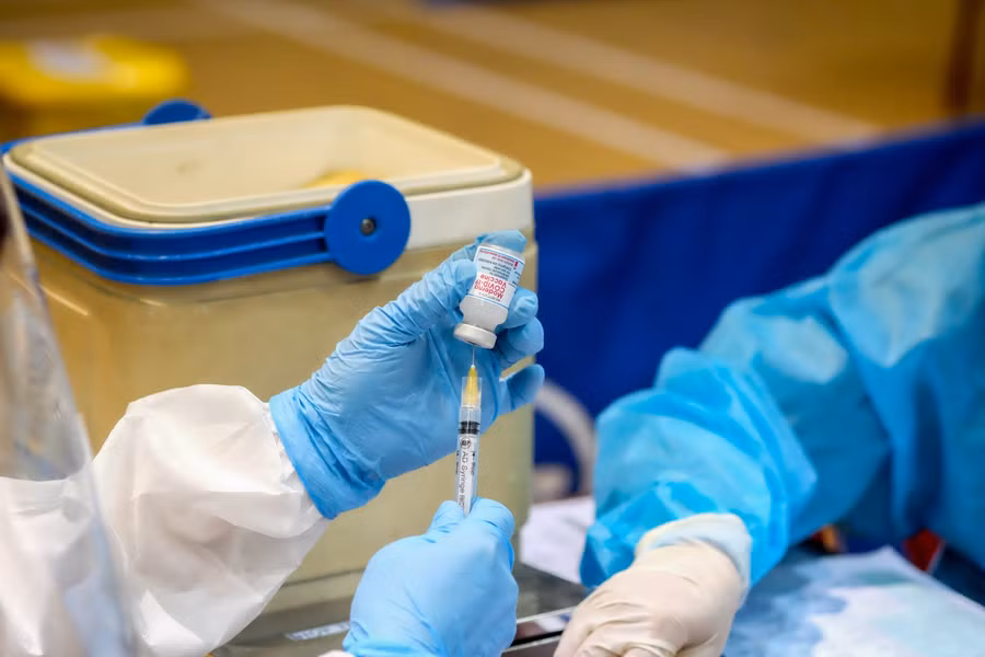 Trong đợt này, người dân sẽ được tiêm vắc xin Moderna.