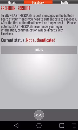 gửi tin nhắn hết pin