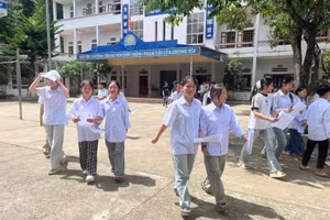 Các thí sinh sẽ biết điểm thi trước ngày 20/6.