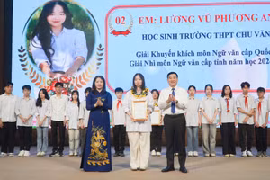 Học sinh đoạt giải cấp quốc gia.
