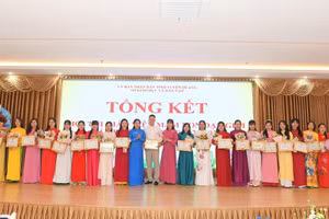 100% giáo viên dự thi đạt chuẩn giáo viên dạy giỏi cấp tỉnh.