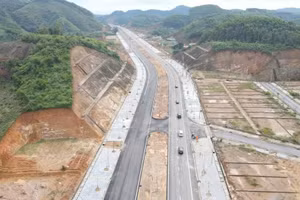 Tuyến đường nối Nguyễn Tất Thành - Âu Cơ tại Yên Bái.