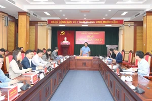 Cuộc họp thường trực Tỉnh ủy Tuyên Quang.