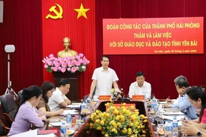 Hải Phòng hợp tác với Yên Bái về giảng dạy tiếng Anh và giáo dục nghề nghiệp.