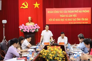 Hải Phòng hợp tác với Yên Bái về giảng dạy tiếng Anh và giáo dục nghề nghiệp.