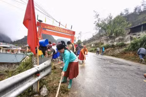 Không khí sôi nổi hướng tới ngày bầu cử của người dân.