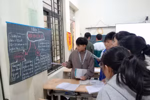 Sự liên kết giữa các nhà trường giúp học sinh ôn luyện hiệu quả. (Ảnh: NTCC)