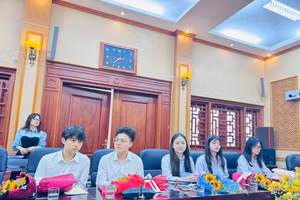 Các em học sinh Yên Bái có dự án đạt giải tại Cuộc thi nghiên cứu Khoa học kỹ thuật cấp quốc gia năm học 2025.