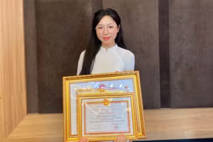 Nữ sinh Phạm Kiều Oanh. (Ảnh: NTCC)