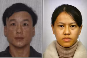 2 nghi phạm Lương Văn Mình và Nguyễn Hồng Nhung. (Ảnh: CATQ)