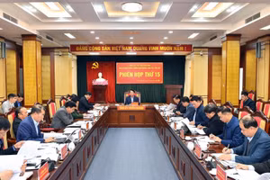 Bí thư Tuyên Quang yêu cầu xử lý vi phạm với tinh thần "không có vùng cấm, không có ngoại lệ". (Ảnh: CTTTQ)