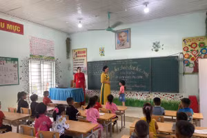 Trường PTDTBTTH Nà Khương (Xuân Giang, Tuyên Quang).