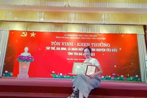 Cô giáo mầm non Lê Thị Kim Dung với tinh thần tương thân, tương ái.