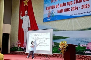 Khơi dậy niềm đam mê sáng tạo khoa học cho các em học sinh.