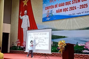 Khơi dậy niềm đam mê sáng tạo khoa học cho các em học sinh.