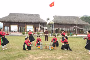 Lễ hội Cầu mùa của người Cao Lan tại xã Yên Sơn, Tuyên Quang. (Ảnh: Đức Quý)