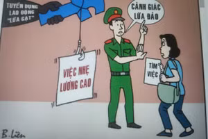 Người dân cần cảnh giác với những "bẫy" việc nhẹ lương cao. Ảnh minh họa.
