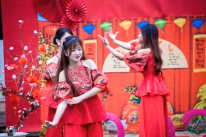 Sắc Xuân rực rỡ lan tỏa trong không gian học đường tại Tuyên Quang.