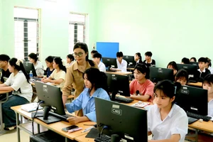 Đào tạo nguồn nhân lực, hướng giảm nghèo bền vững. (Ảnh: Hoàng Ngọc)