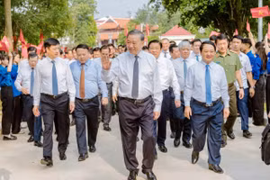 Tổng Bí thư Tô Lâm dự Ngày hội Toàn dân bảo vệ an ninh Tổ quốc tại Tuyên Quang.