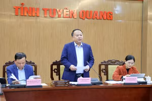 Ông Phan Huy Ngọc, Chủ tịch UBND tỉnh Tuyên Quang. (Ảnh: CTTTQ)