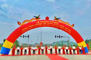 Lễ khánh thành Đường nối Quốc lộ 37, Quốc lộ 32 với cao tốc Nội Bài - Lào Cai.