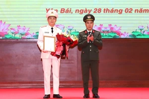 Thượng tá Nguyễn Tiến Đỗ, Trưởng Công an thành phố Yên Bái Bái giữ chức Phó Giám đốc Công an tỉnh Yên Bái.