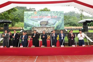 Buổi lễ khởi công xây dựng, tu bổ Khu giáo dục truyền thống.