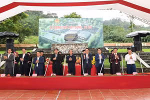 Buổi lễ khởi công xây dựng, tu bổ Khu giáo dục truyền thống.