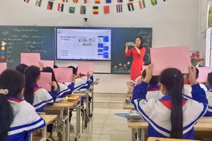 Đổi mới dạy học Tiếng Anh bằng ứng dụng AI tại Trường Tiểu học Nguyễn Trãi, Tuyên Quang.