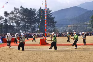 Lễ hội Gầu Tào của người Mông tại Yên Bái được công nhận là Di sản văn hóa phi vật thể quốc gia.