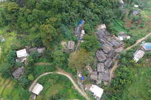 Thôn Đợ Súng, nơi có 100% đồng bào dân tộc Mông sinh sống.