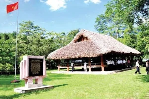 Đình Tân Trào nằm trong Khu di tích Quốc gia đặc biệt Tân Trào. (Ảnh: Sở VH,TT&DL Tuyên Quang).