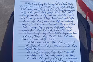 Thư của Bộ trưởng Bộ GD&ĐT gửi Nguyễn Trần Bảo Thức. (Ảnh: HN)