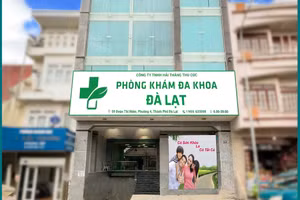 Phòng khám đa khoa Đà Lạt bị xử phạt nghiêm. Ảnh: TG