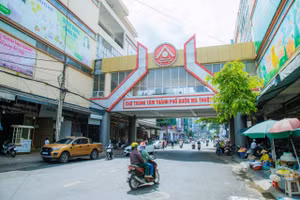 Chợ trung tâm TP Buôn Ma Thuột. (Ảnh: TT)