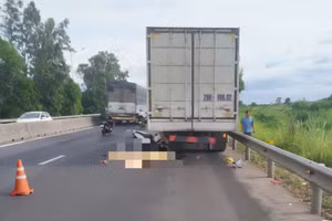 Hiện trường vụ tai nạn khiến 3 bà cháu tử vong. (Ảnh: CTV)