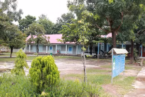 Một trường học thuộc khu vực biên giới Đắk Lắk. (Ảnh: TT)