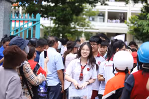 Học sinh tỉnh Đắk Lắk (cũ) hoàn thành Kỳ thi tốt nghiệp THPT năm 2025. (Ảnh: TT)