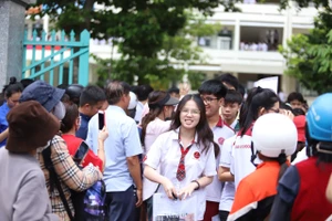 Học sinh tỉnh Đắk Lắk (cũ) hoàn thành Kỳ thi tốt nghiệp THPT năm 2025. (Ảnh: TT)