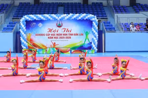 Một tiết mục xuất sắc tại Hội thi.