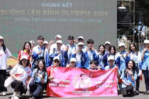 Nguyễn Quốc Nhật Minh niềm tự hào của thầy cô và người dân Gia Lai. (Ảnh: TT)