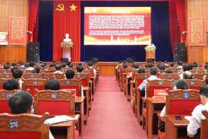 Toàn cảnh Hội nghị sáng 20/6. (Ảnh: BT)