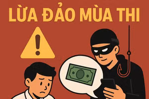Cảnh báo lừa đảo mùa thi.