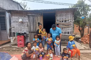 Căn nhà của 1 hộ nghèo thuộc xã Cư Pui, huyện Krông Bông (cũ), tỉnh Đắk Lắk (Ảnh: N.T) 