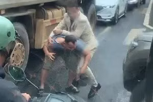 Ảnh cắt từ clip do nguồn tin cung cấp.